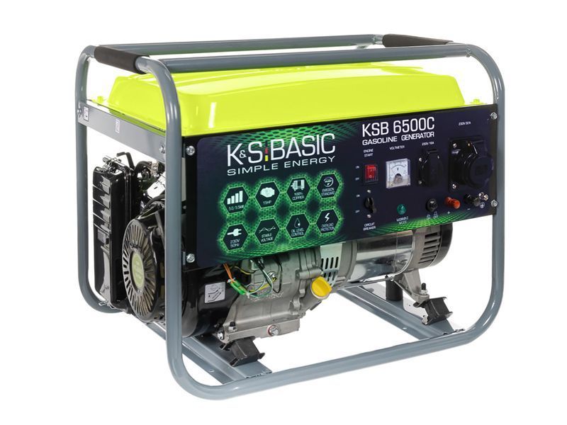 K&S BASIC KSB 6500C Gasoline Generator (5.5 kW) - KSB6500C KSB6500C photo