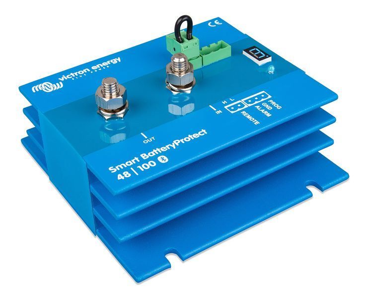 Защита аккумулятора от глубокого разряда Smart BatteryProtect 48V 100A Victron Energy - BPR110048000 BPR110048000 фото