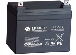 AGM аккумулятор BB Battery BP33-12/I1 (12В 33Ач) &ndash; серия BP - BBBP00330TE BBBP00330TE фото