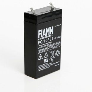 Аккумулятор AGM FIAMM FG10381 6 В, 3,8 Аг - 938001 938001 фото
