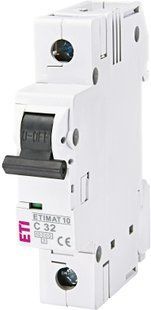 Автоматичний вимикач ETIMAT 10 1p C 32А (10 kA) - 2131719 2131719 фото