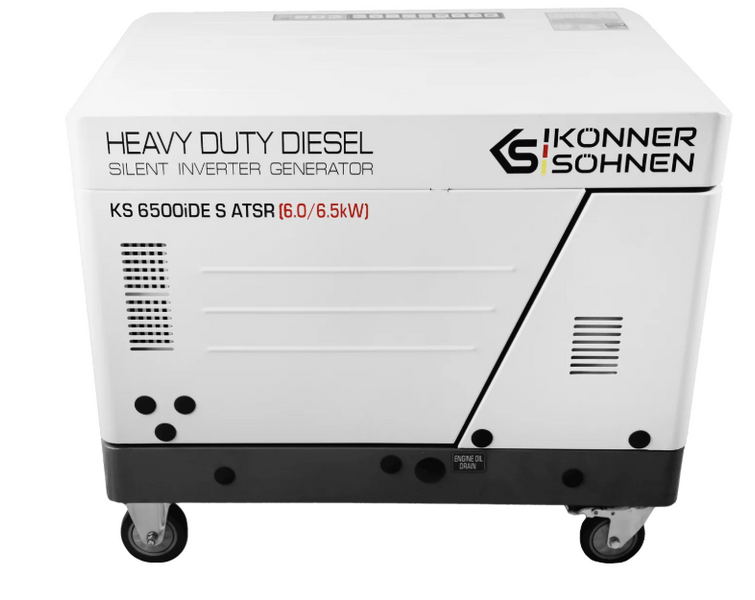 Дизельний інверторний генератор у шумозахисному кожусі KS 6500iDE S ATSR (6.0 кВт) -  KS6500iDESATSR KS6500iDESATSR фото