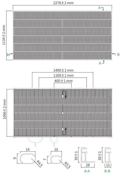 Сонячна панель (модуль) Jinko Solar JKM-590N-72HL4-BDV Bifacial 590 Вт JKM-590N-72HL4-BDV фото