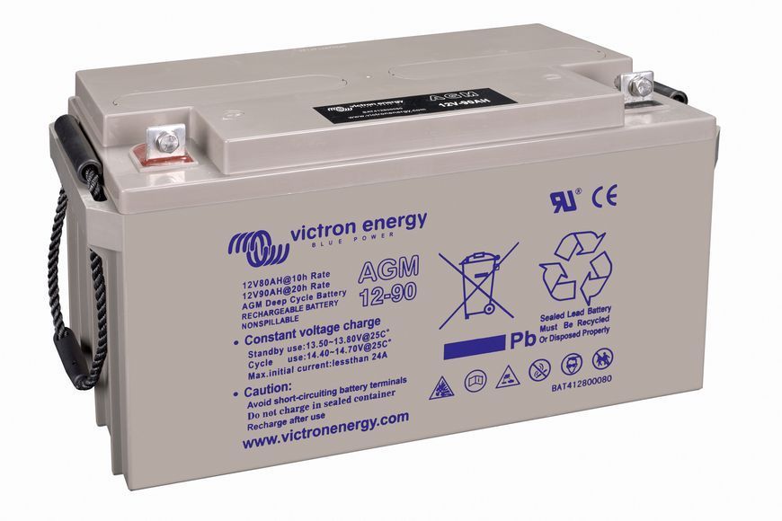Аккумулятор Victron Energy AGM Deep Cycle 12В 90Аh - BAT412800084 BAT412800084 фото