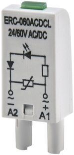 Додатковий модуль захисту/індикації ETI ERC-060ACDCL (Uc= 24-60V AC/DC) - 2473041 2473041 фото