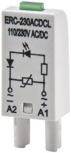 Додатковий модуль захисту/індикації ETI ERC-230ACDCL (Uc= 110-230V AC/DC) - 2473042 2473042 фото