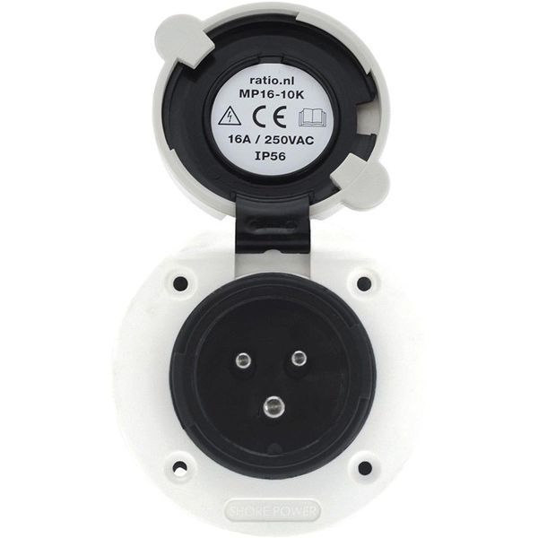 Разъем питания 16A полиамидный с крышкой Victron Energy - SHP301603000 SHP301603000 фото