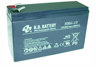 AGM аккумулятор BB Battery HR6-12/T2 (12В 6Ач) &ndash; серия HR (High Rate) - BBHR0006TE BBHR0006TE фото