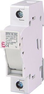Тримач ETI EFH 10 1P 25A 1000V DC - 2540201 2540201 фото