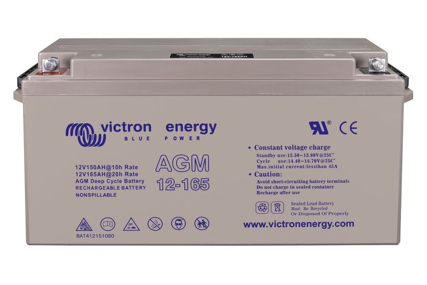 Акумулятор Victron Energy 12V/165Ah AGM Deep Cycle Battery (M8) &ndash; BAT412151085 BAT412151085 фото