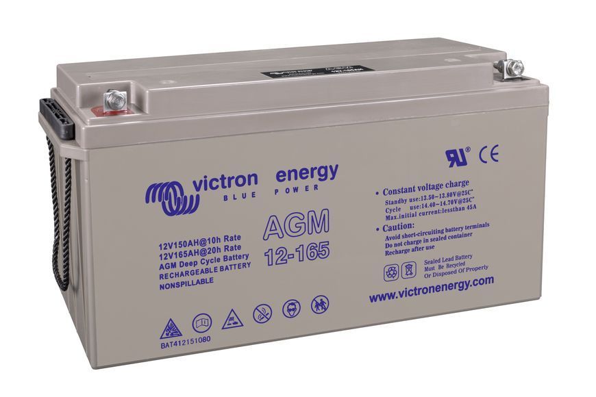 Акумулятор Victron Energy 12V/165Ah AGM Deep Cycle Battery (M8) &ndash; BAT412151085 BAT412151085 фото