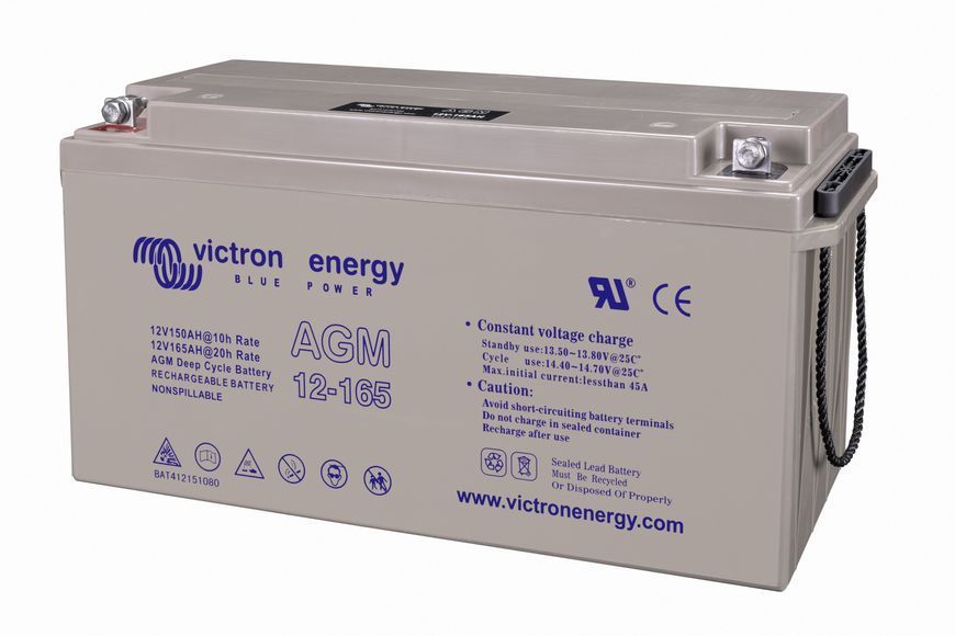 Акумулятор Victron Energy 12V/165Ah AGM Deep Cycle Battery (M8) &ndash; BAT412151085 BAT412151085 фото