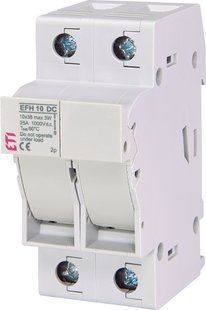 Тримач ETI EFH 10 2P 25A 1000V DC - 2540203 2540203 фото