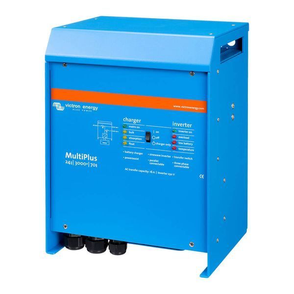 Інвертор Victron Energy MultiPlus 24/3000/70-16 гібридний 24/220В 3кВА/2.4кВт - PMP242300001 PMP242300001 фото