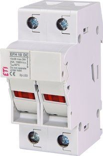 Тримач ETI EFH 10 2P LED 25A 1000V DC - 2540213 2540213 фото