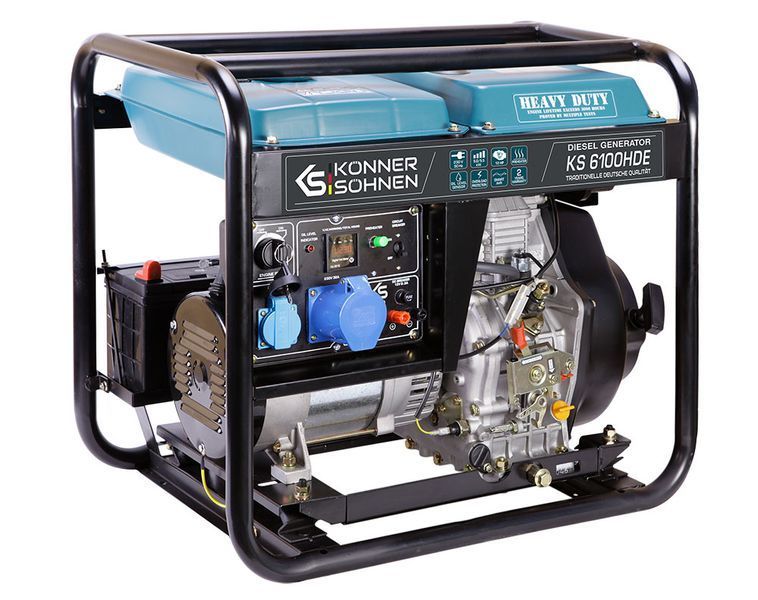 K&ouml;nner&S&ouml;hnen KS 6100HDE Diesel Generator (5.5 kW) - KS6100HDE KS6100HDE photo