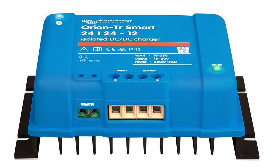 Зарядний пристрій Victron Energy Orion-Tr Smart 24/24-12A Isolated DC-DC charger від генератора (альтернатора) - ORI242428120 ORI242428120 фото