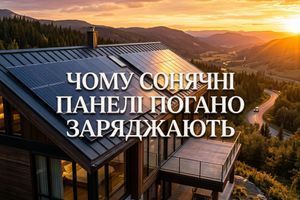 Чому сонячні панелі погано заряджають: 7 причин і рішення  фото