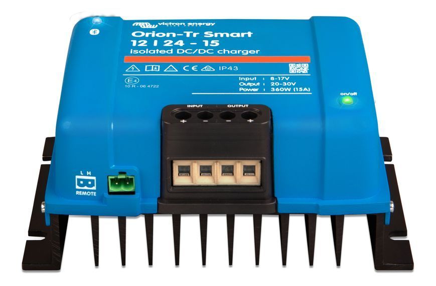 Зарядное устройство Victron Energy Orion-Tr Smart 12/24-15A Isolated DC-DC charger от генератора (альтернатора) - ORI122436120 ORI122436120 фото