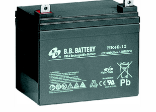 AGM аккумулятор BB Battery HR40-12S/B2 (12В 40Ач) &ndash; серия HR (High Rate) - BBHR0400TE BBHR0400TE фото