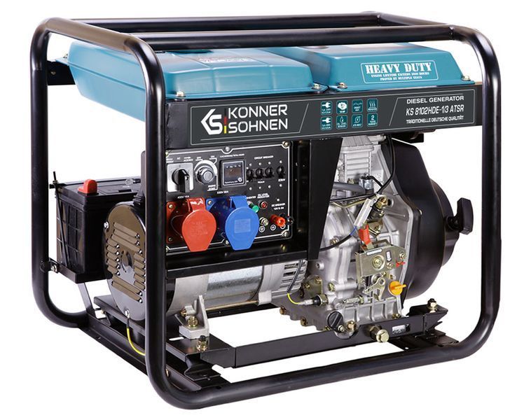Генератор дизельный K&ouml;nner&S&ouml;hnen KS 8102HDE-1/3 ATSR (6.5 кВт) - KS8102HDE-1-3ATSR KS8102HDE-1-3ATSR фото