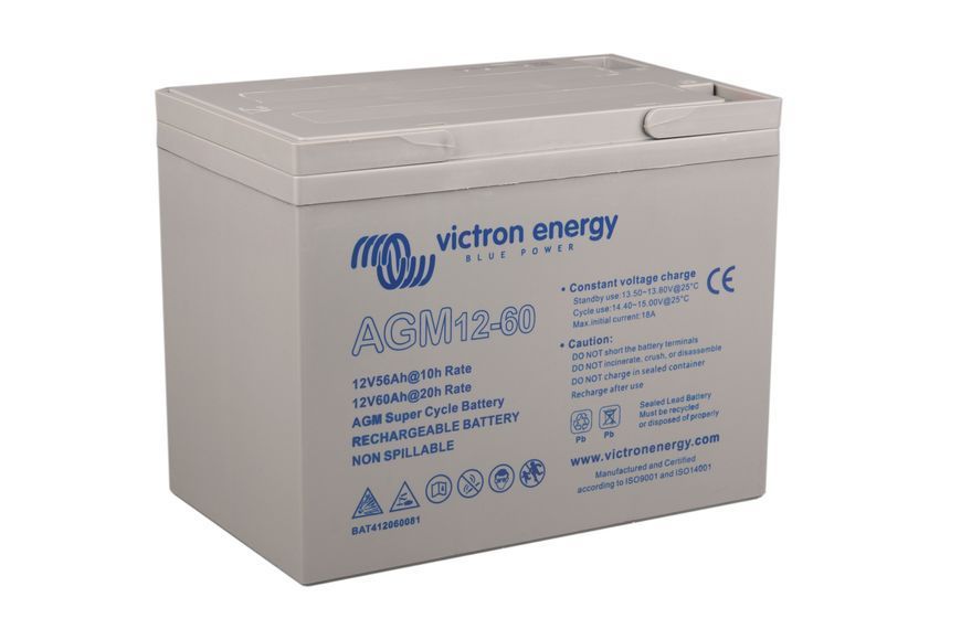 Акумулятор Victron AGM Super Cycle 12V 60Ah (M6) - BAT412060082 BAT412060082 фото