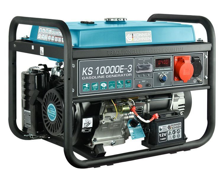 K&ouml;nner&S&ouml;hnen KS 10000E-3 Gasoline Generator (8.0 kW) - KS10000E-3 KS10000E-3 photo