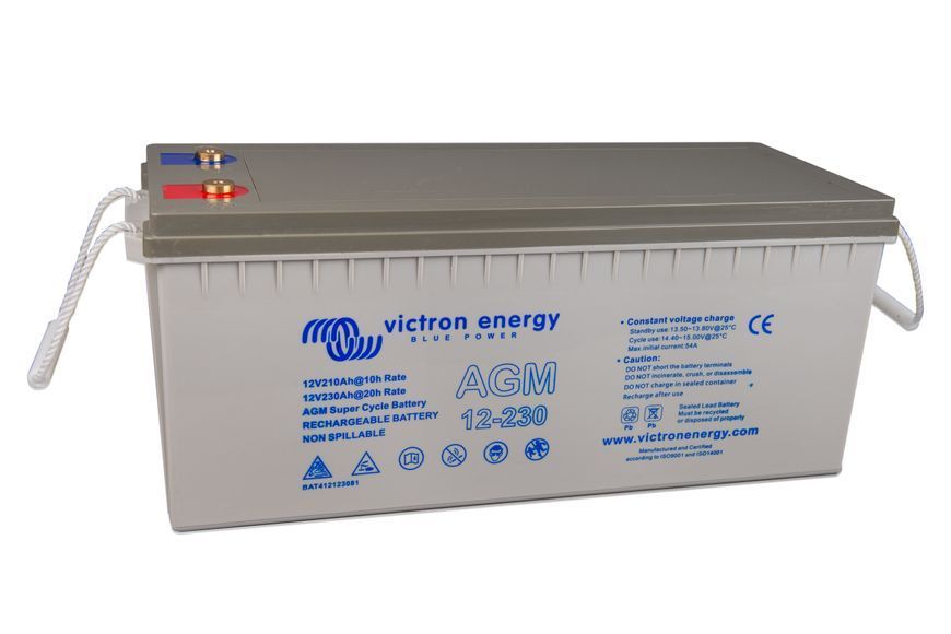 Victron AGM Super Cycle Battery 12V 230Ah (M8) - BAT412123081 BAT412123081 photo