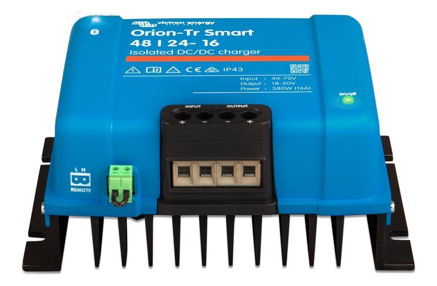 Зарядное устройство Victron Energy Orion-Tr Smart 48/24-16A Isolated DC-DC charger от генератора (альтернатора) - ORI482438120 ORI482438120 фото