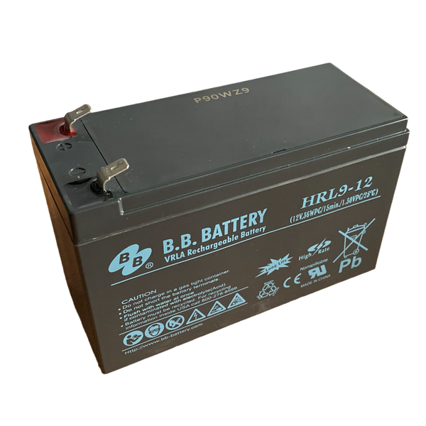 AGM аккумулятор BB Battery HRL9-12/T2 (12В 9Ач) &ndash; серия HRL (High Rate, Long Life) - BBHRL000912TE BBHRL000912TE фото