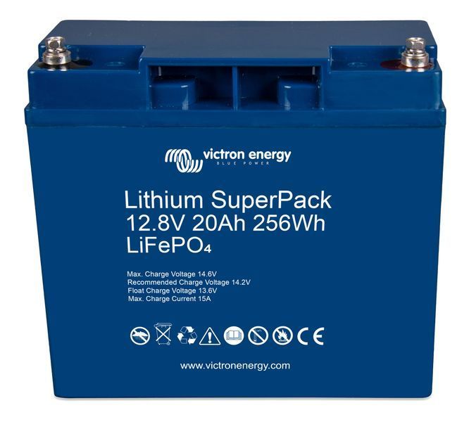 Аккумулятор LiFePO4 Victron Energy Lithium SuperPack 12.8В 20Ач - со встроенным BMS - BAT512020705 BAT512020705 фото