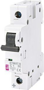Автоматичний вимикач ETIMAT 10 DC 1p C 1A (6 kA) - 2137704 2137704 фото