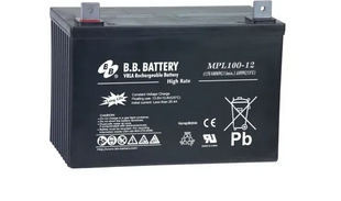 AGM акумулятор BB Battery MPL100-12 (12В 100 Аг) &ndash; серія MPL (UPS High Power) - BBMPL1000TE BBMPL1000TE фото