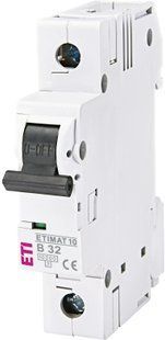 Автоматичний вимикач ETIMAT 10 1p B 32А (10 kA) - 2121719 2121719 фото