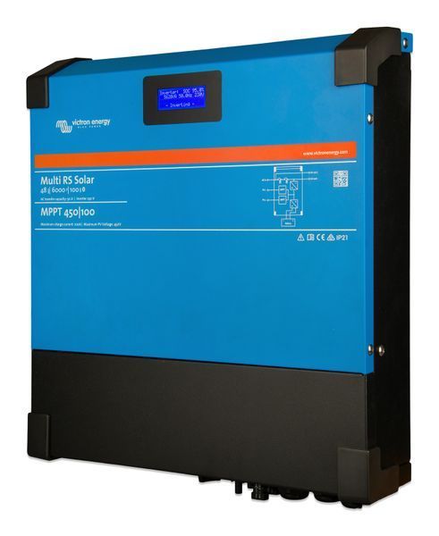 Гибридный инвертор Victron Energy Multi RS Solar 48/6000/100-450/100 - 6кВА/5,3кВт с MPPT 450В - PMR482602020 PMR482602020 фото