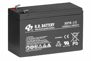 AGM аккумулятор BB Battery BP8-12/T2 (12В 8Ач) &ndash; серия BP - BBBP000812TE BBBP000812TE фото