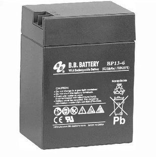 AGM аккумулятор BB Battery BP13-6/T3 (6В 13Ач) &ndash; серия BP - BBBP00136TE BBBP00136TE фото