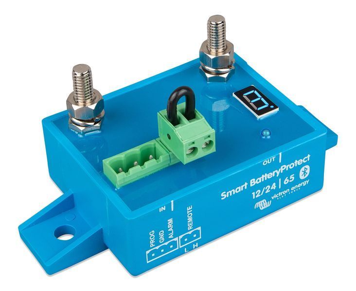 Защита аккумулятора от глубокого разряда Smart BatteryProtect 12/24V 65A Victron Energy - BPR065022000 BPR065022000 фото