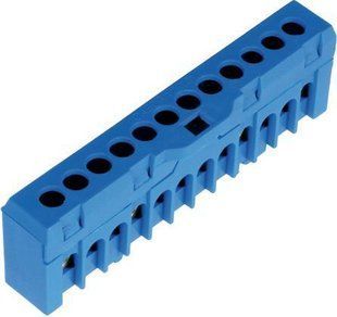 ETI ESC-QBLOK7201 Terminal Block (blue, 10/16 mm&sup2;, 12 connections) - 3903206 3903206 photo