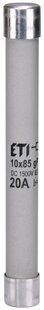 Запобіжник ETI CH 10x85 gPV 20A 1500V (50kA) - 2626234 2626234 фото