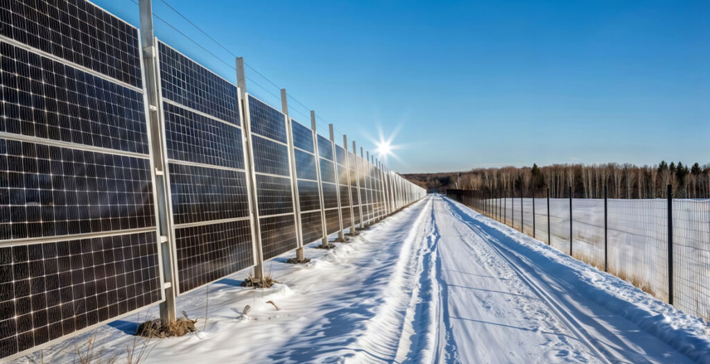 Vertical photovoltaic system